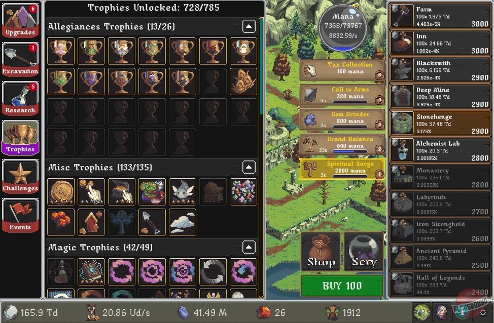 Скриншот из игры Realm Grinder - 23