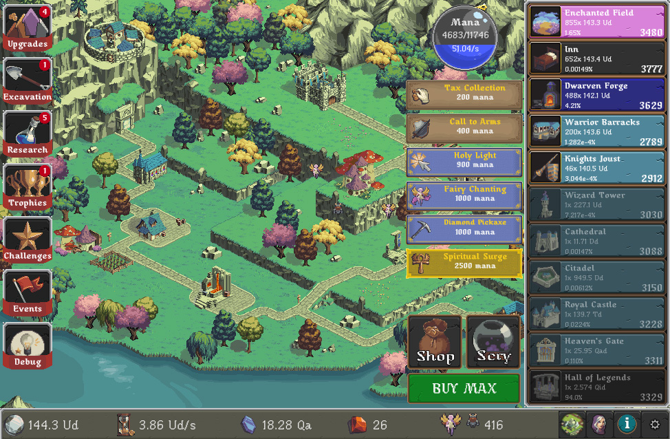 Скриншот из игры Realm Grinder - 12