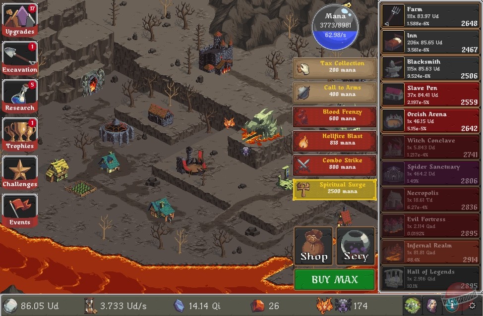 Скриншот из игры Realm Grinder - 19