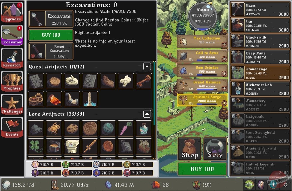 Скриншот из игры Realm Grinder - 15