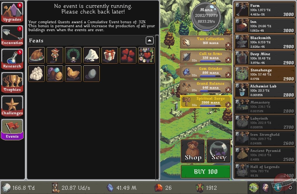 Скриншот из игры Realm Grinder - 10