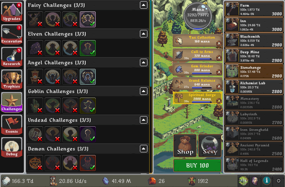 Скриншот из игры Realm Grinder - 40