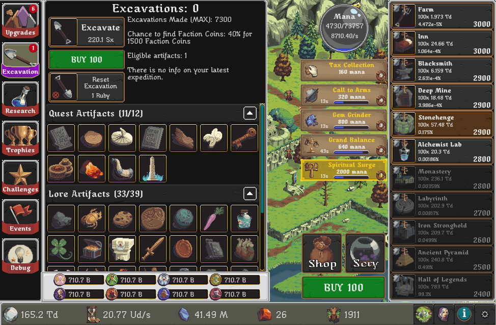 Скриншот из игры Realm Grinder - 22