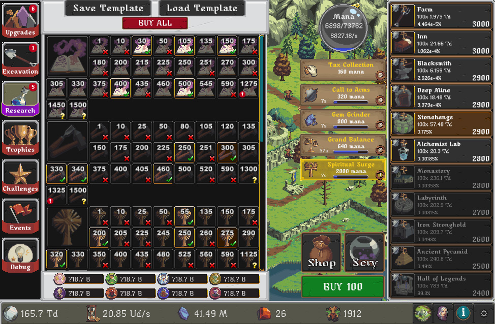 Скриншот из игры Realm Grinder - 39