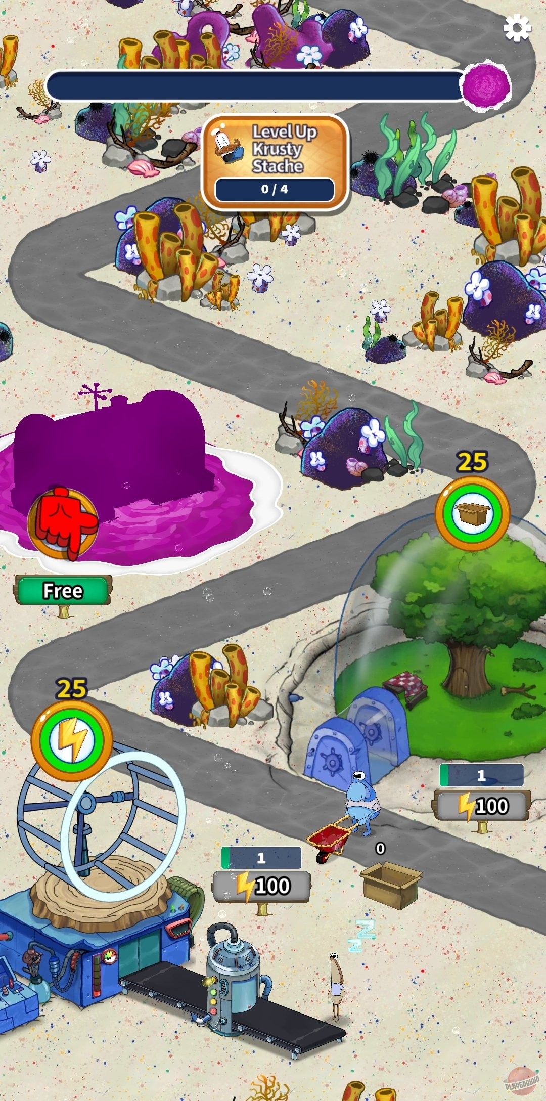 Скриншот из игры SpongeBob's Idle Adventures - 2