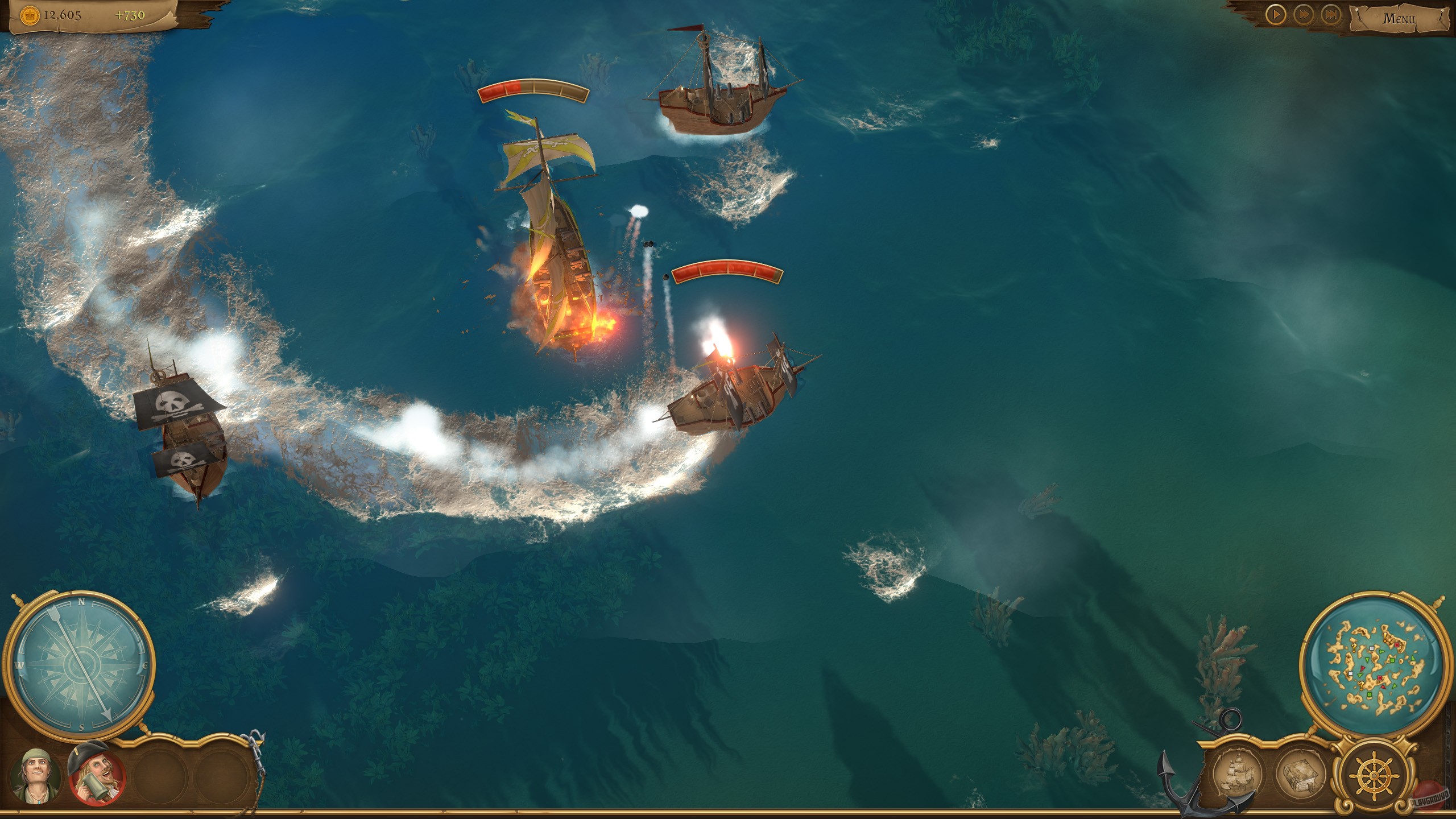 Скриншот из игры Of Ships & Scoundrels - 9