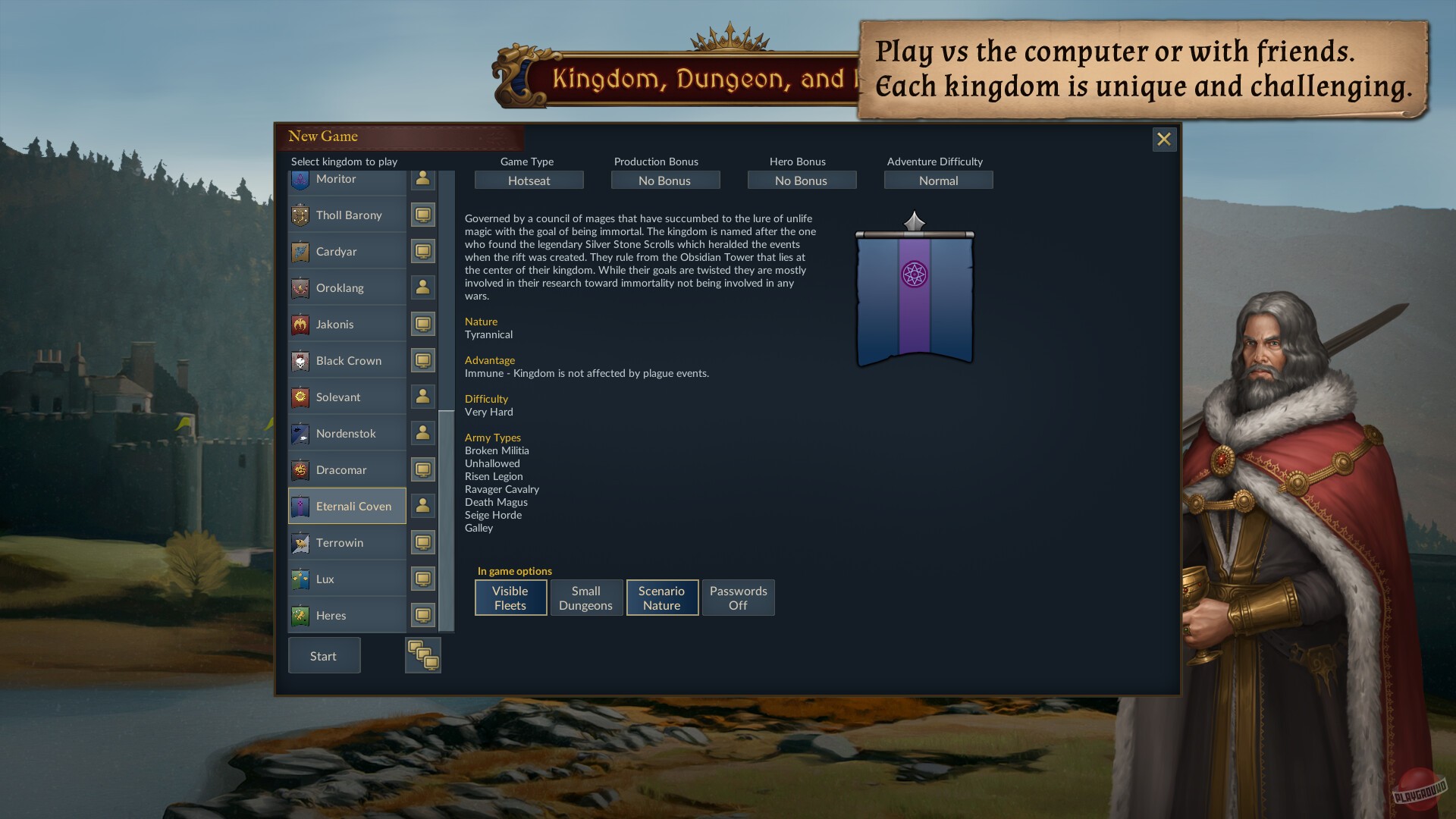 Скриншот из игры Kingdom, Dungeon, and Hero - 2