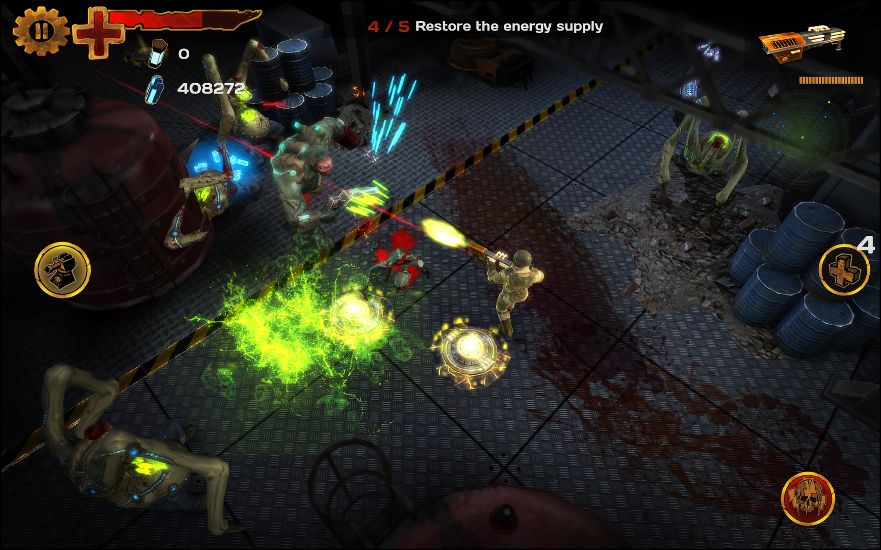 Скриншот из игры Guns'N'Zombies: N'Aliens - 1