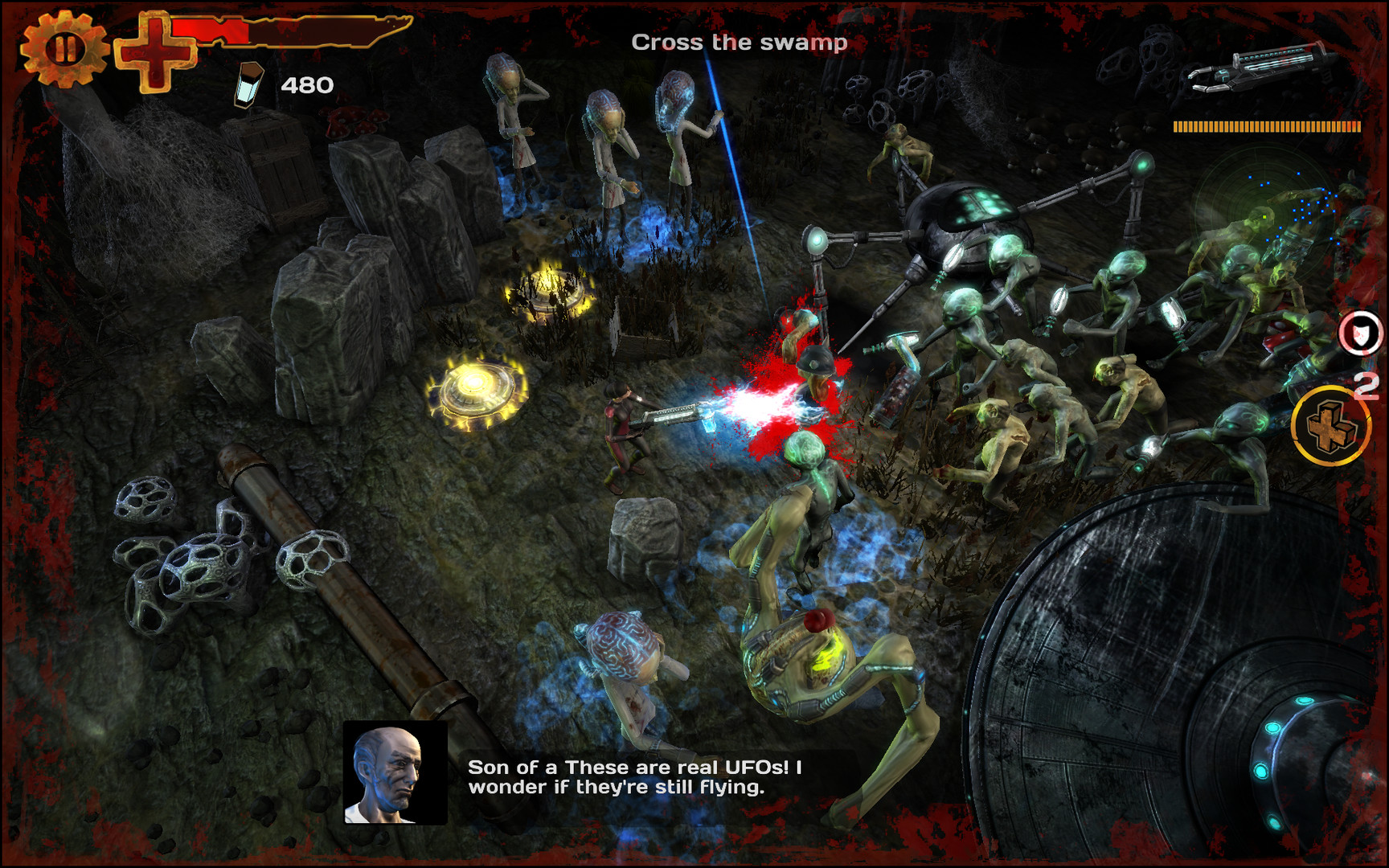 Скриншот из игры Guns'N'Zombies: N'Aliens - 2