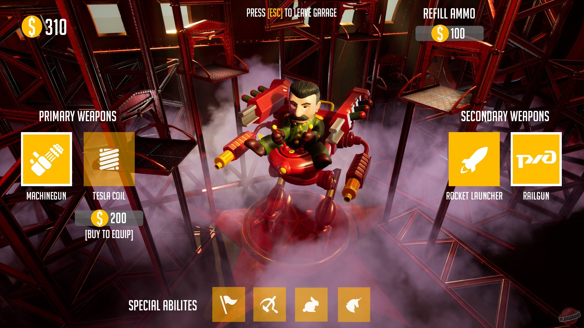 Скриншот из игры Stalin vs. Martians 4 - 22