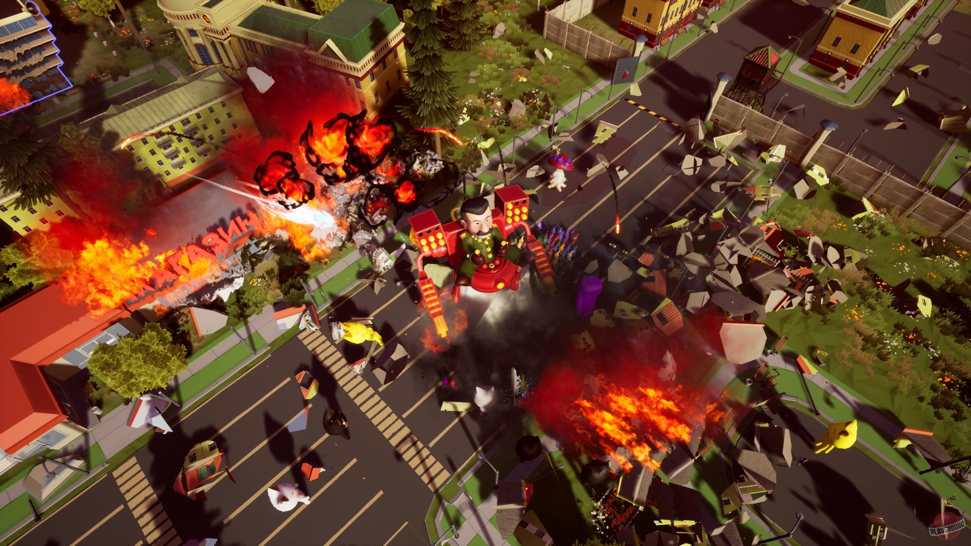 Скриншот из игры Stalin vs. Martians 4 - 23