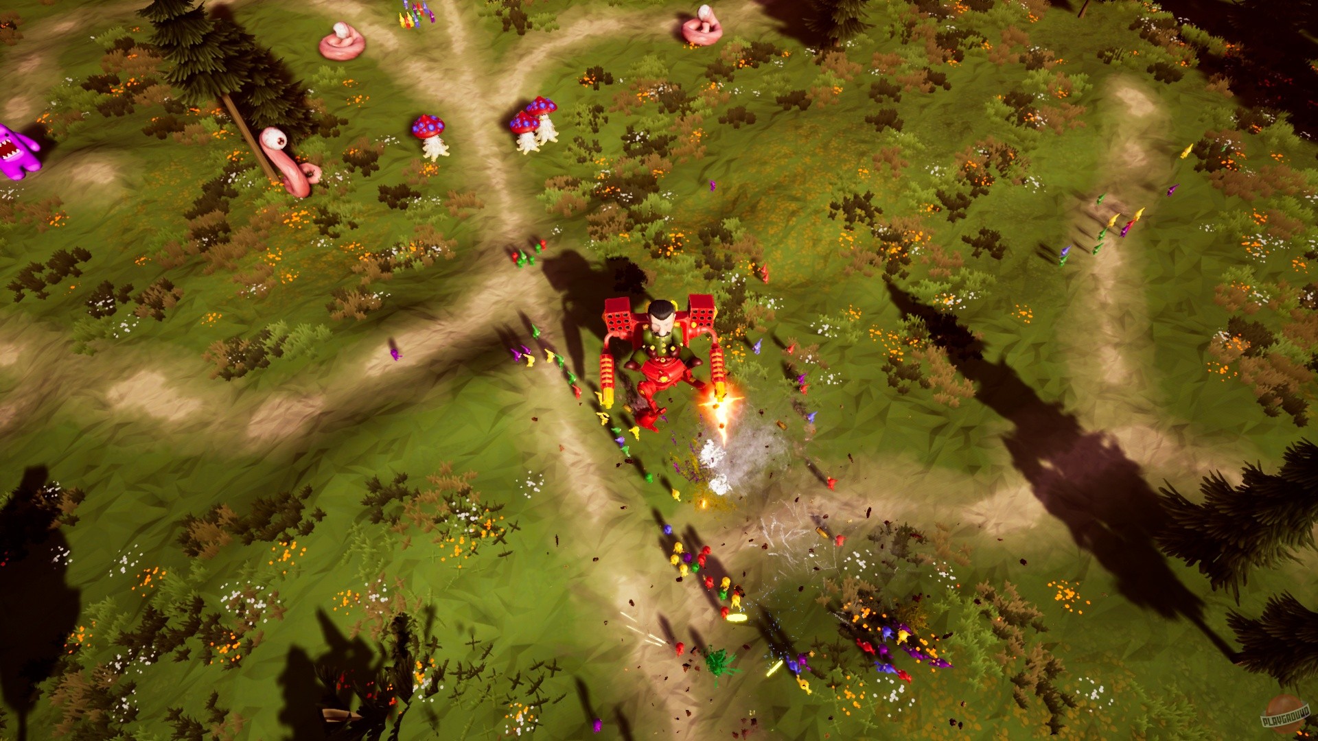 Скриншот из игры Stalin vs. Martians 4 - 19