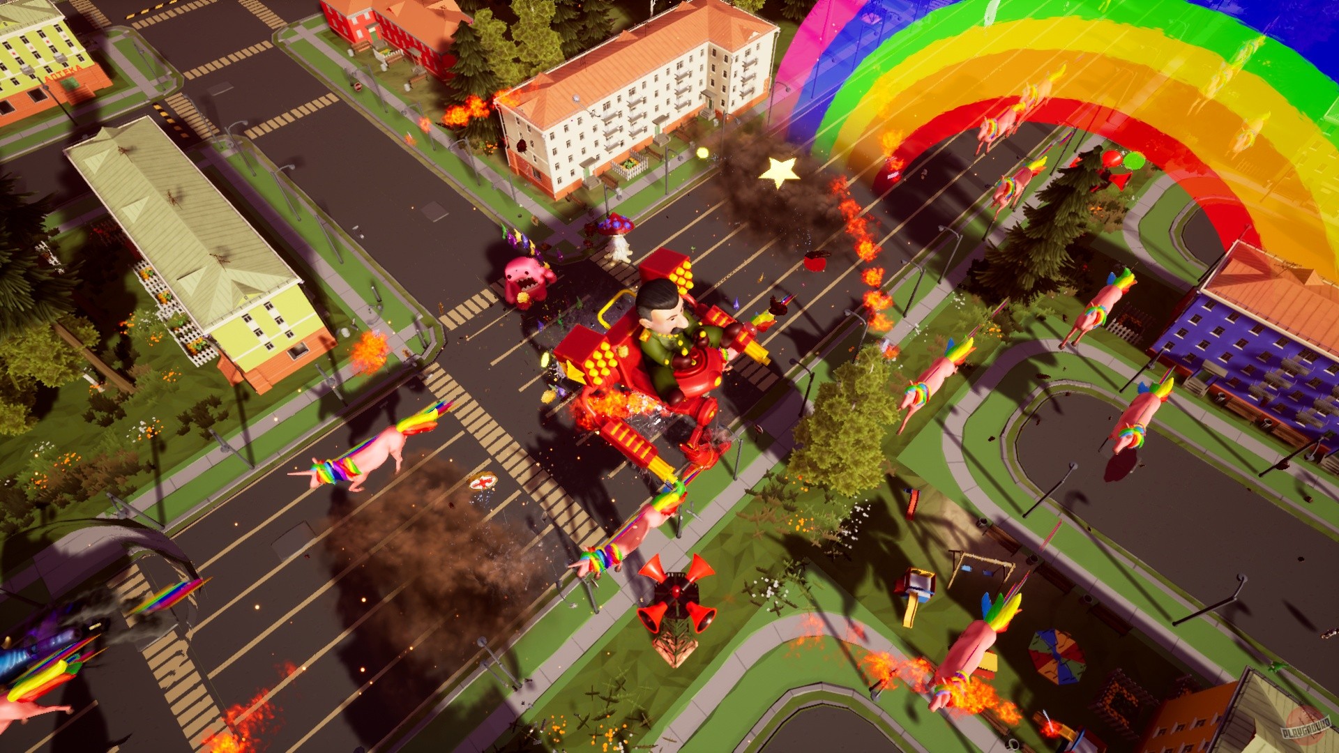 Скриншот из игры Stalin vs. Martians 4 - 16