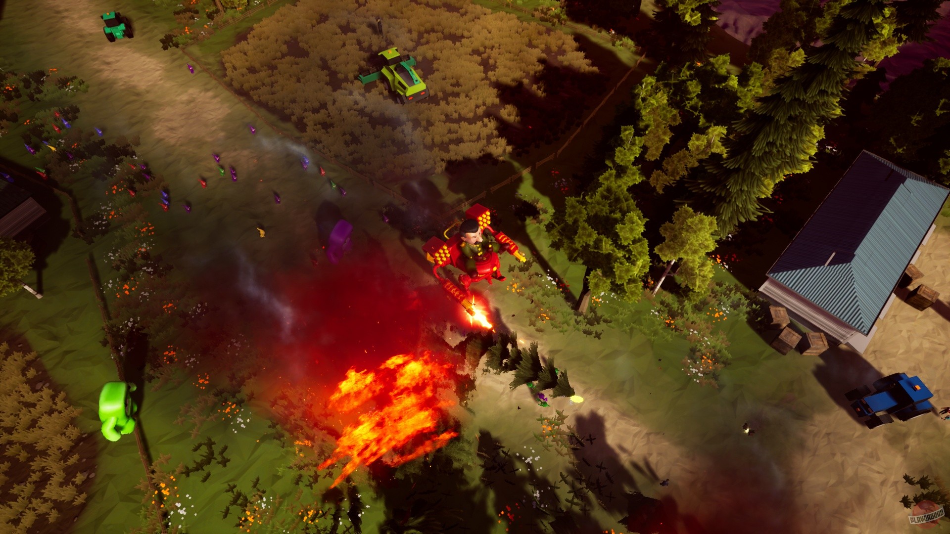 Скриншот из игры Stalin vs. Martians 4 - 25