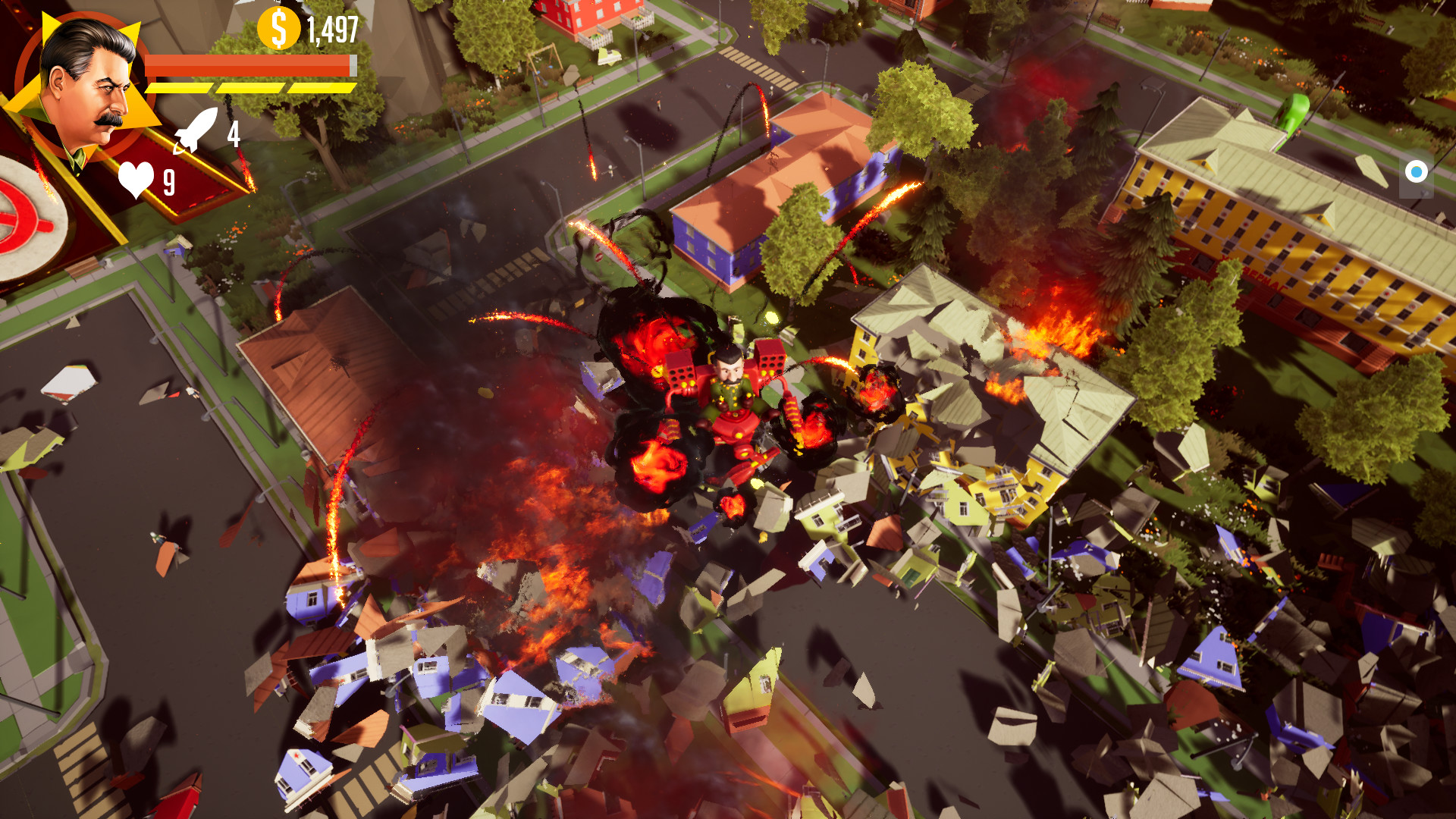 Скриншот из игры Stalin vs. Martians 4 - 1