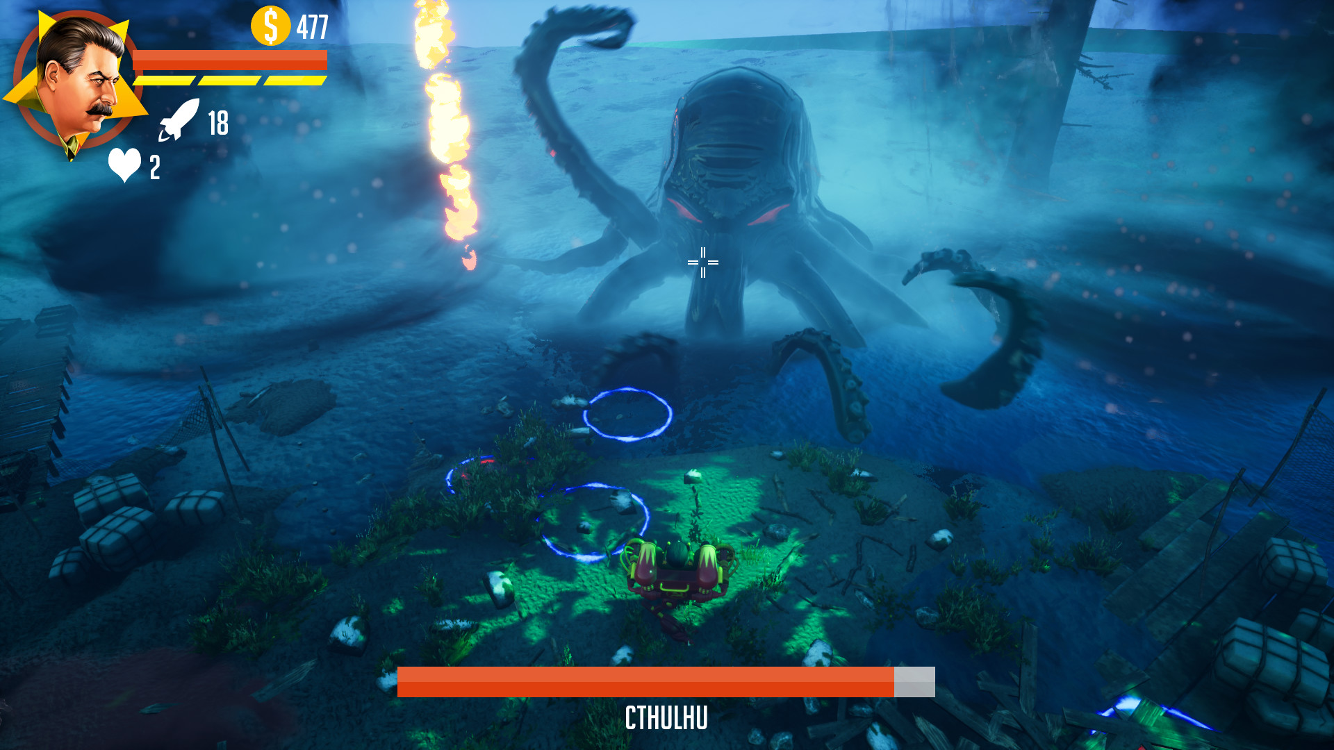 Скриншот из игры Stalin vs. Martians 4 - 12