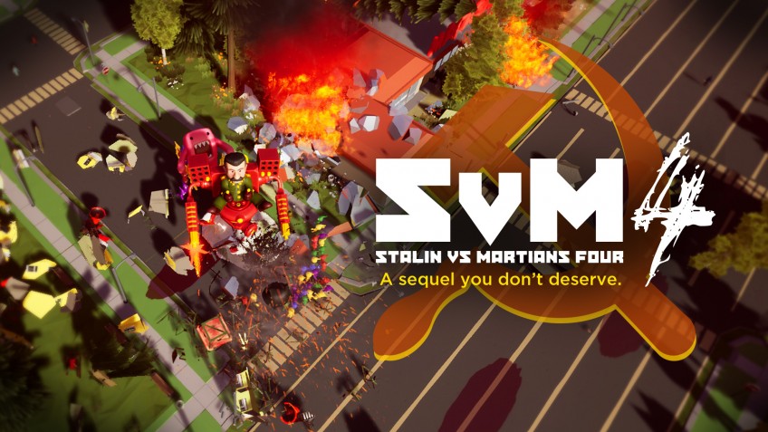 Скриншот из игры Stalin vs. Martians 4 - 14