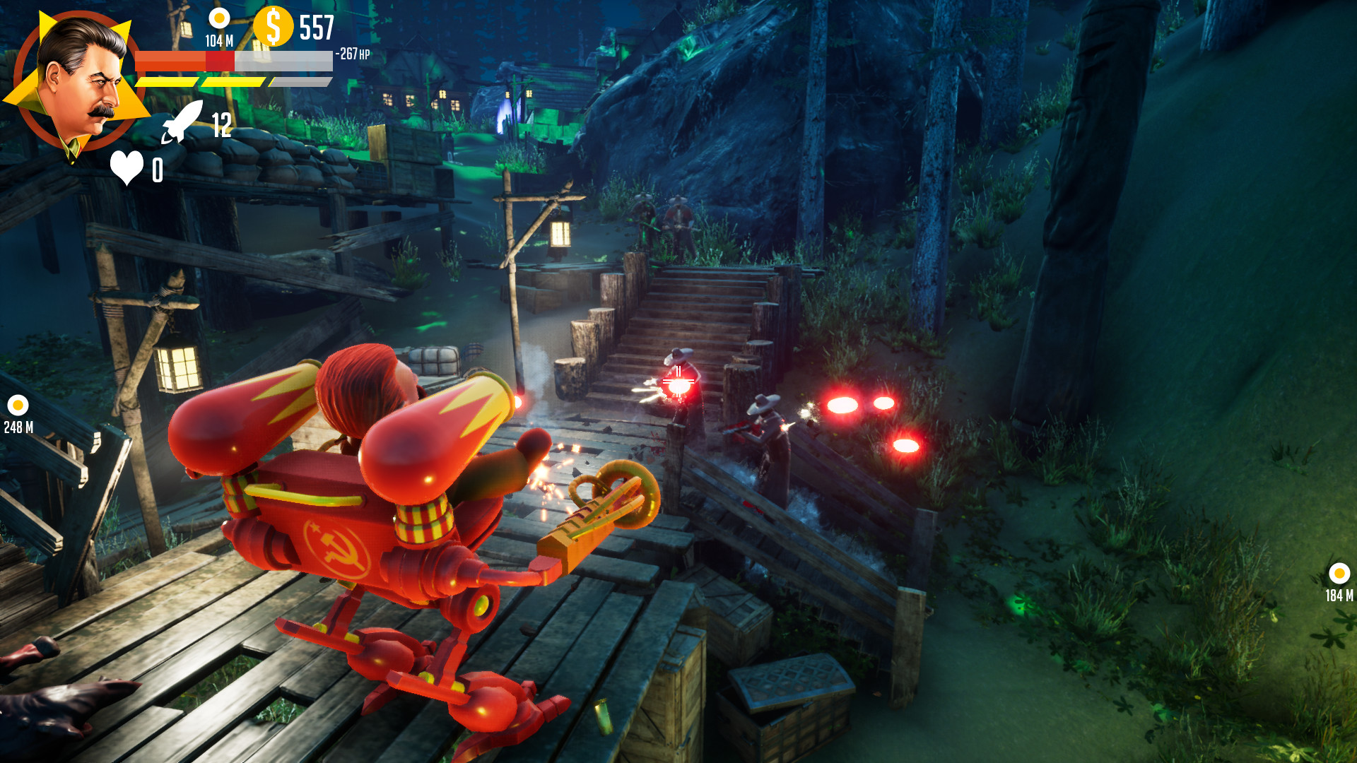 Скриншот из игры Stalin vs. Martians 4 - 4