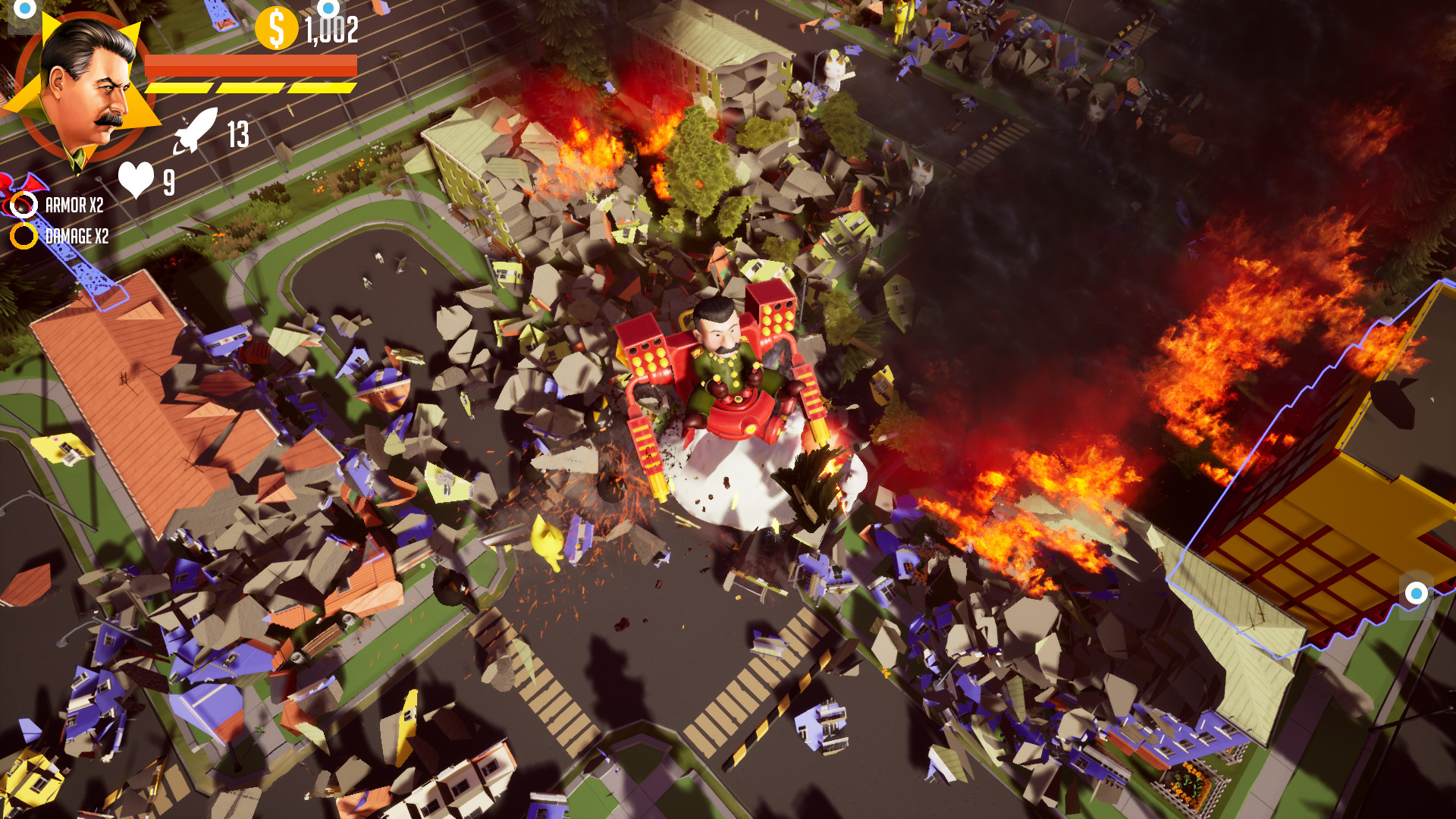 Скриншот из игры Stalin vs. Martians 4 - 5