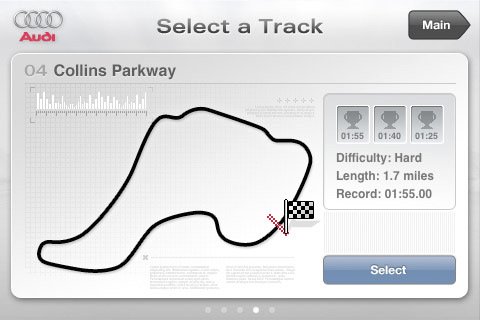 Скриншот из игры Audi A4 Driving Challenge - 2