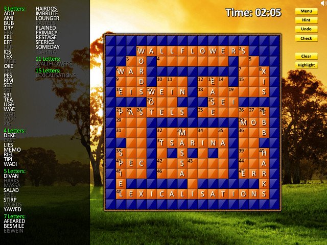 Скриншот из игры Crossword Twist - 2