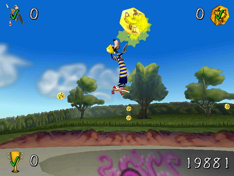 Скриншот из игры Disney's Extremely Goofy Skateboarding - 4