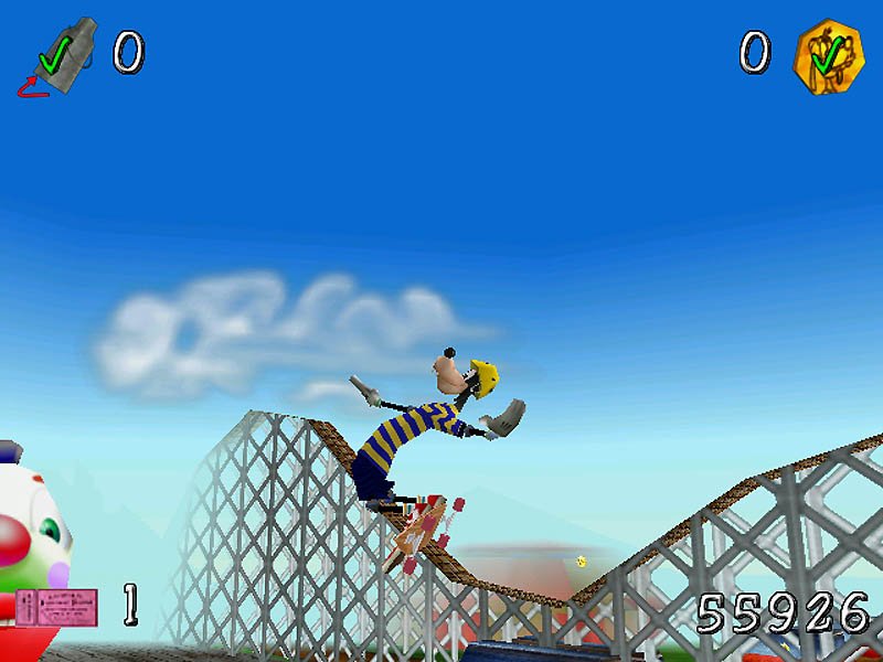 Скриншот из игры Disney's Extremely Goofy Skateboarding - 5