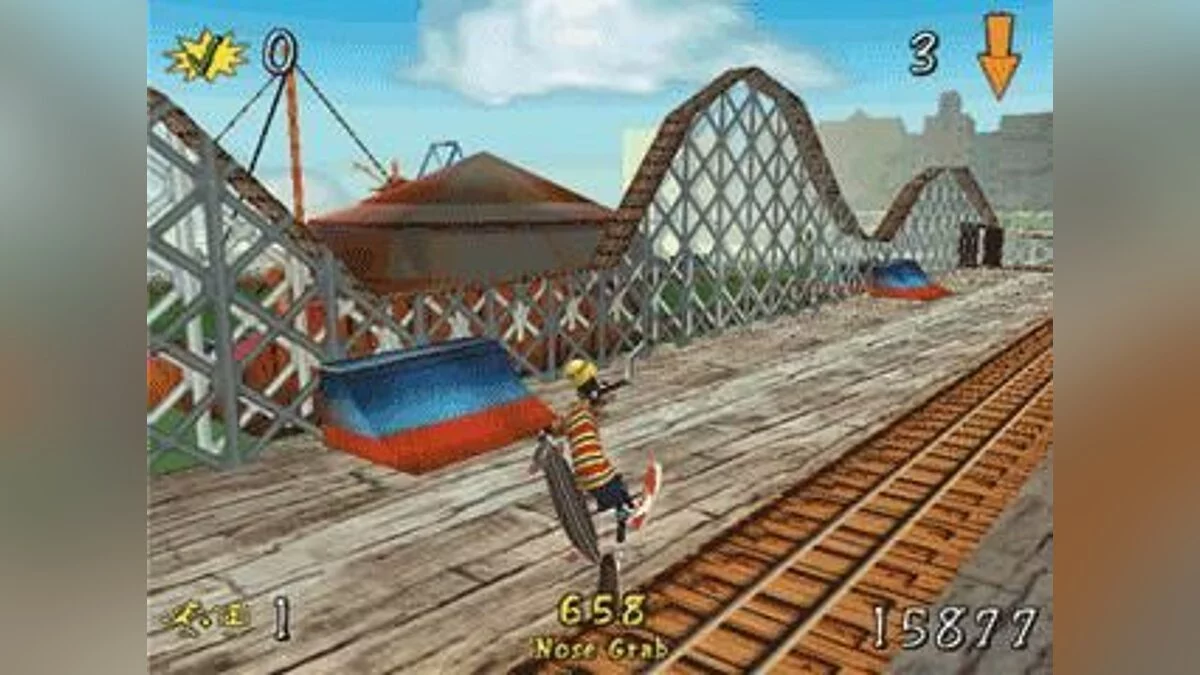 Скриншот из игры Disney's Extremely Goofy Skateboarding - 7