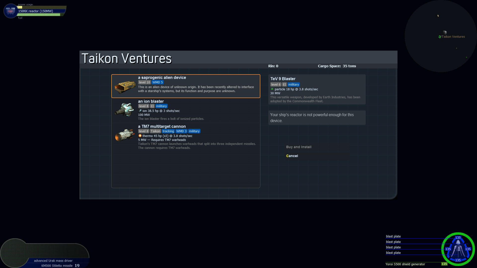 Скриншот из игры Transcendence - 46