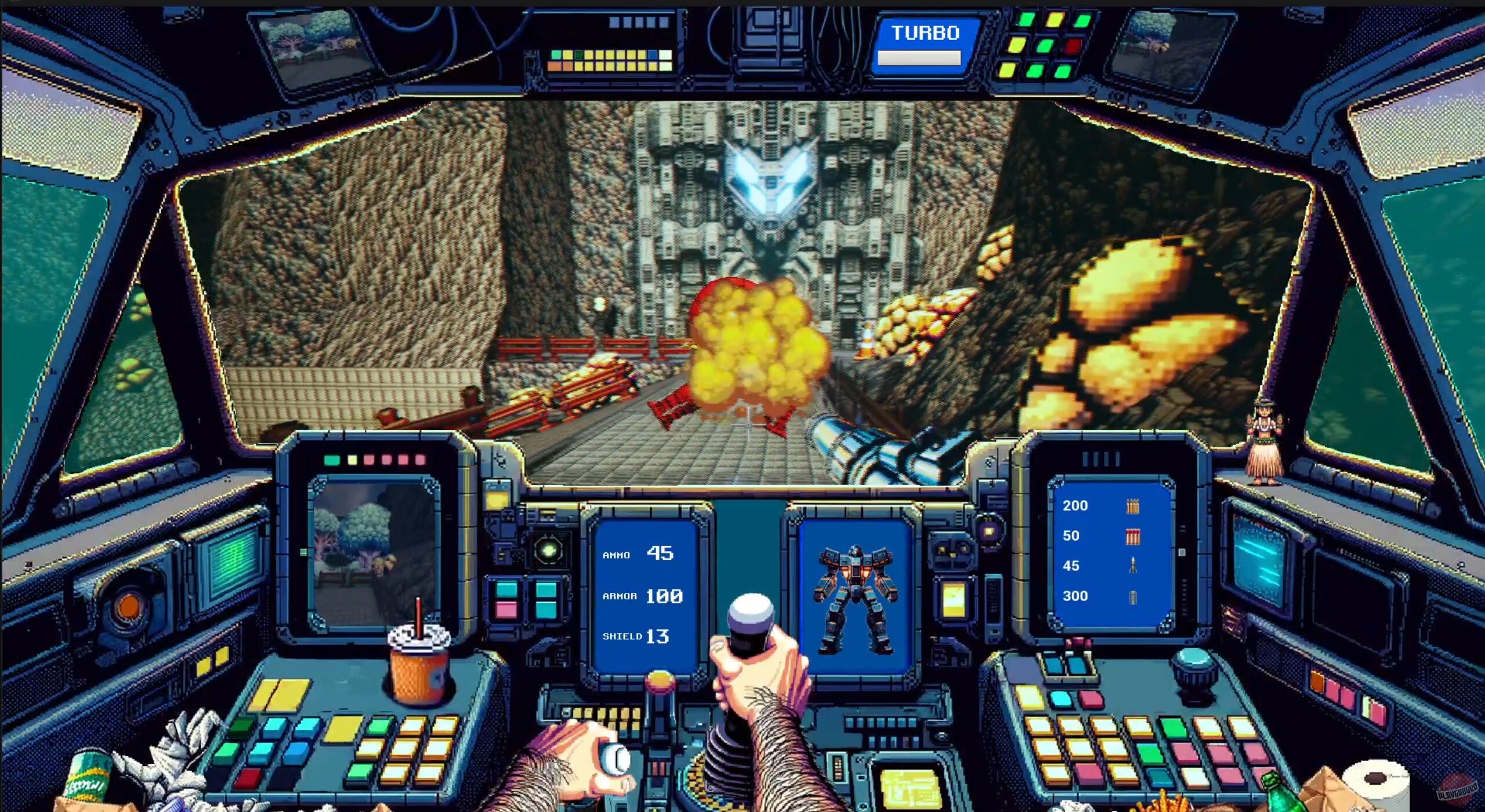 Скриншот из игры Mekkablood: Quarry Assault - 1