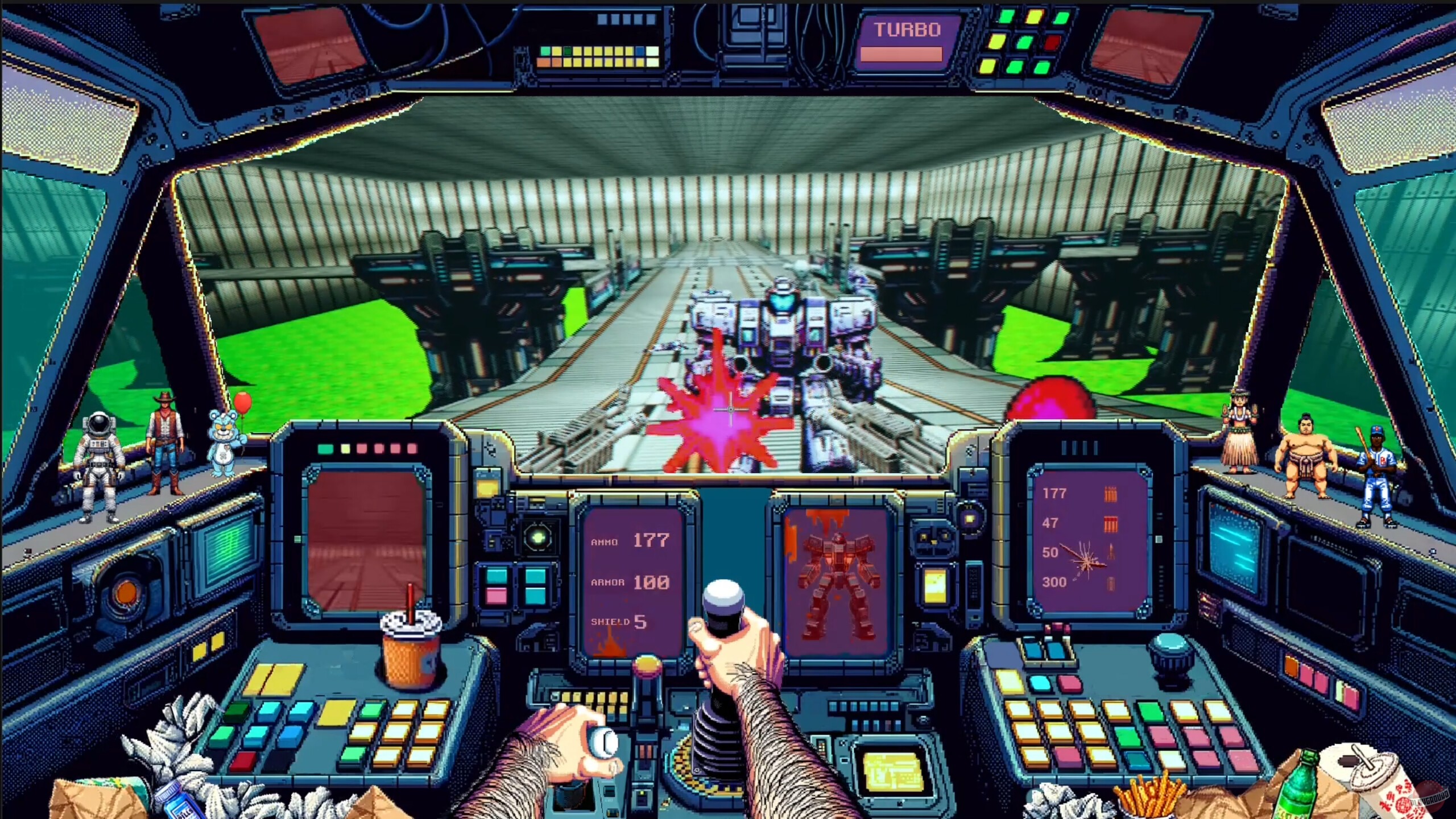 Скриншот из игры Mekkablood: Quarry Assault - 5