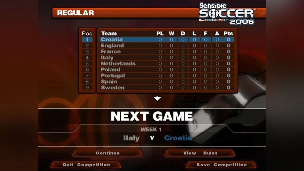 Скриншот из игры Sensible Soccer 2006 - 26