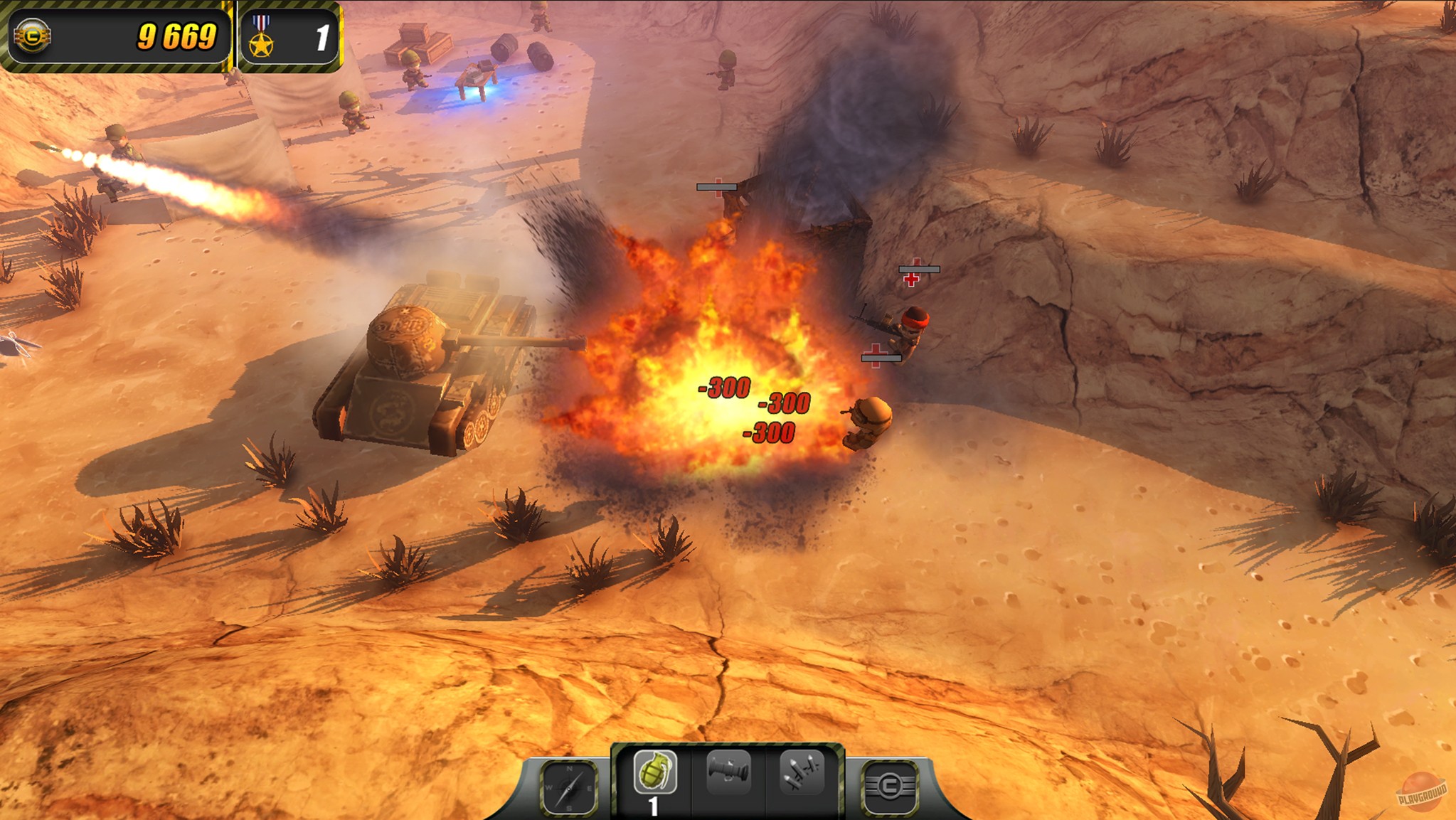 Скриншот из игры Tiny Troopers - 64