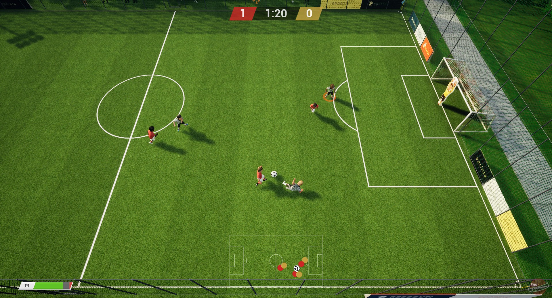 Скриншот из игры Serious Fun Football - 4