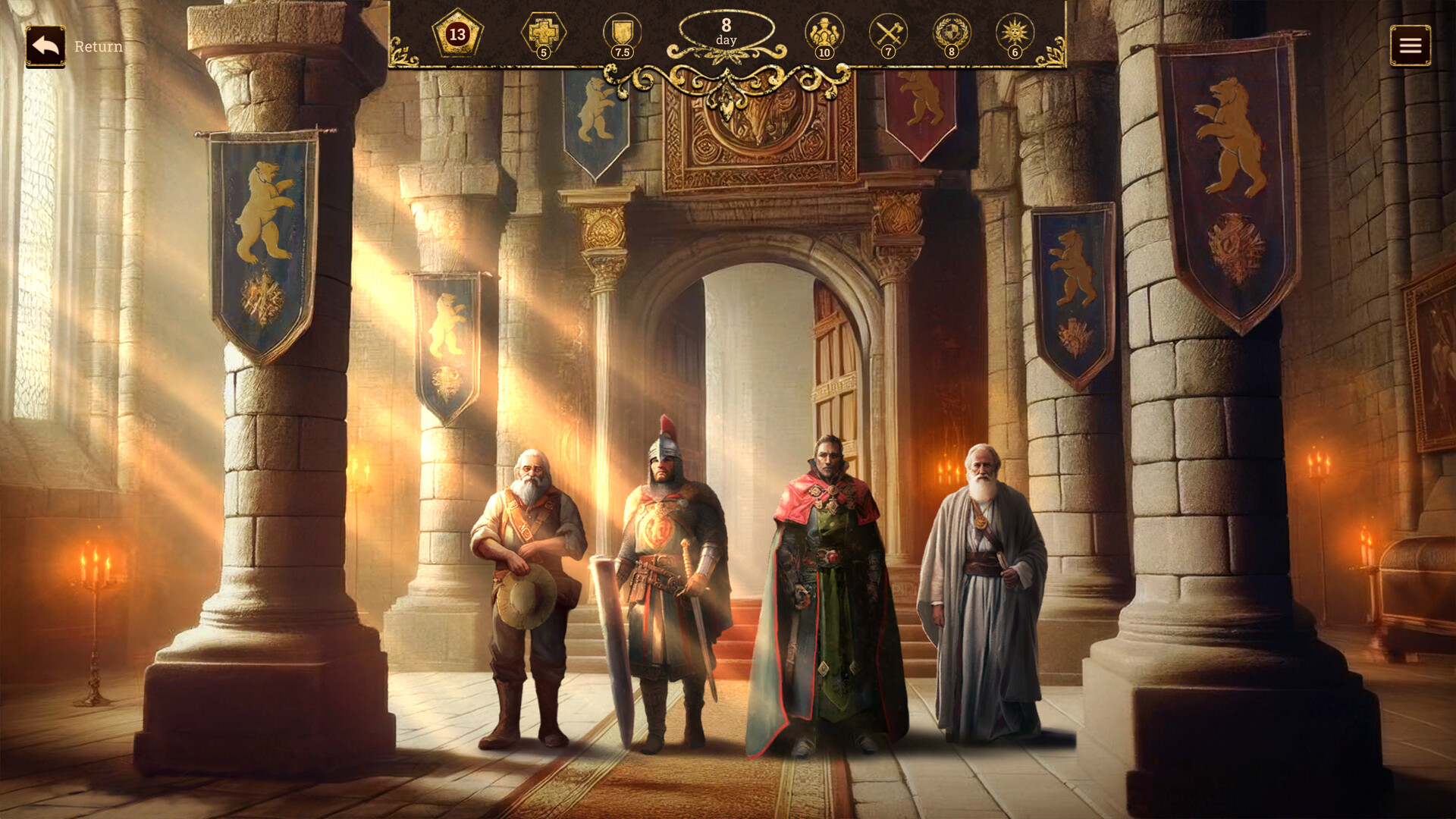 Скриншот из игры The Succession of Changing Kings - 1