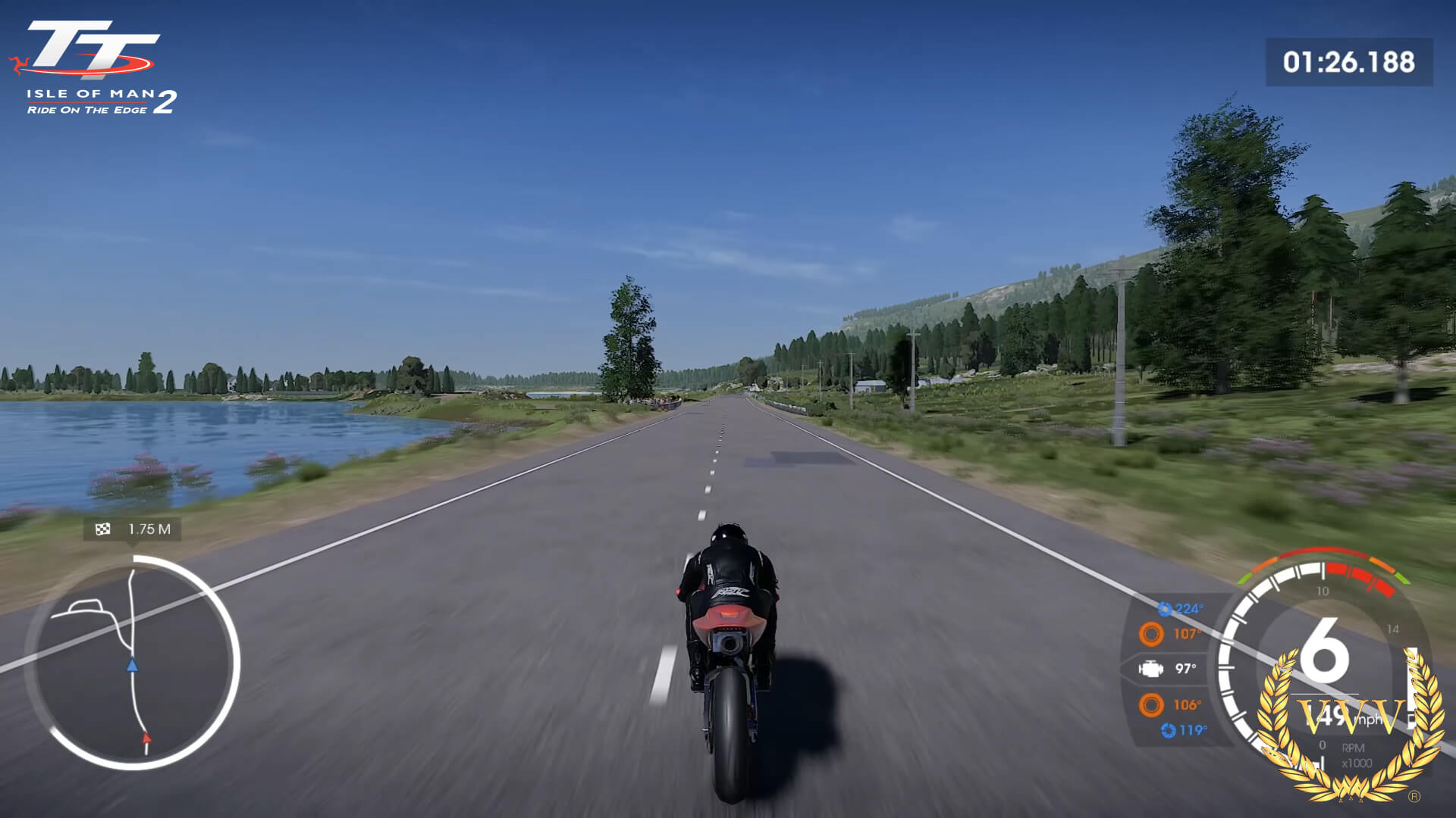 Скриншот из игры TT Isle of Man Ride on the Edge 2 - 24