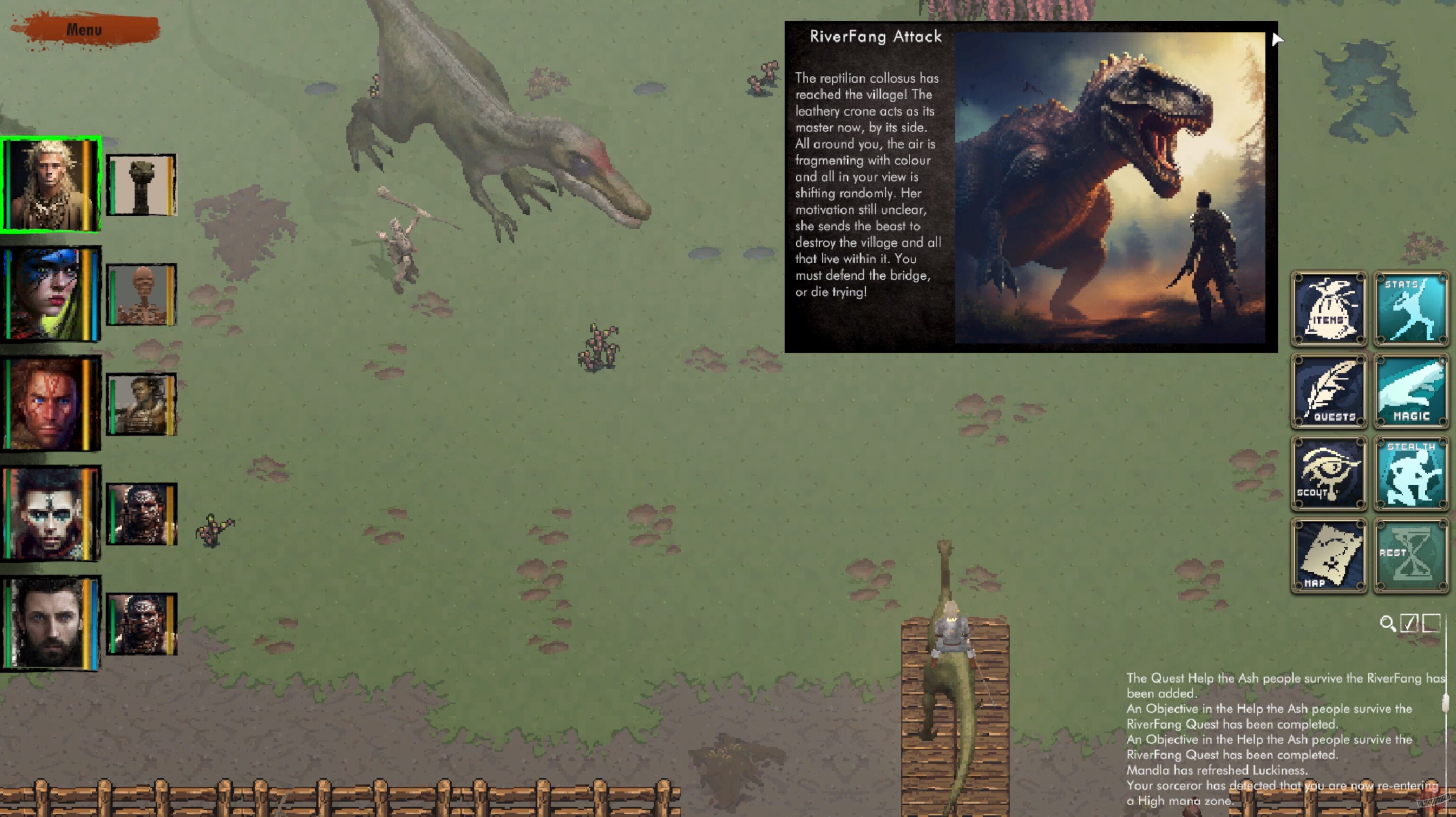 Скриншот из игры Scourge of the Reptiles - 5