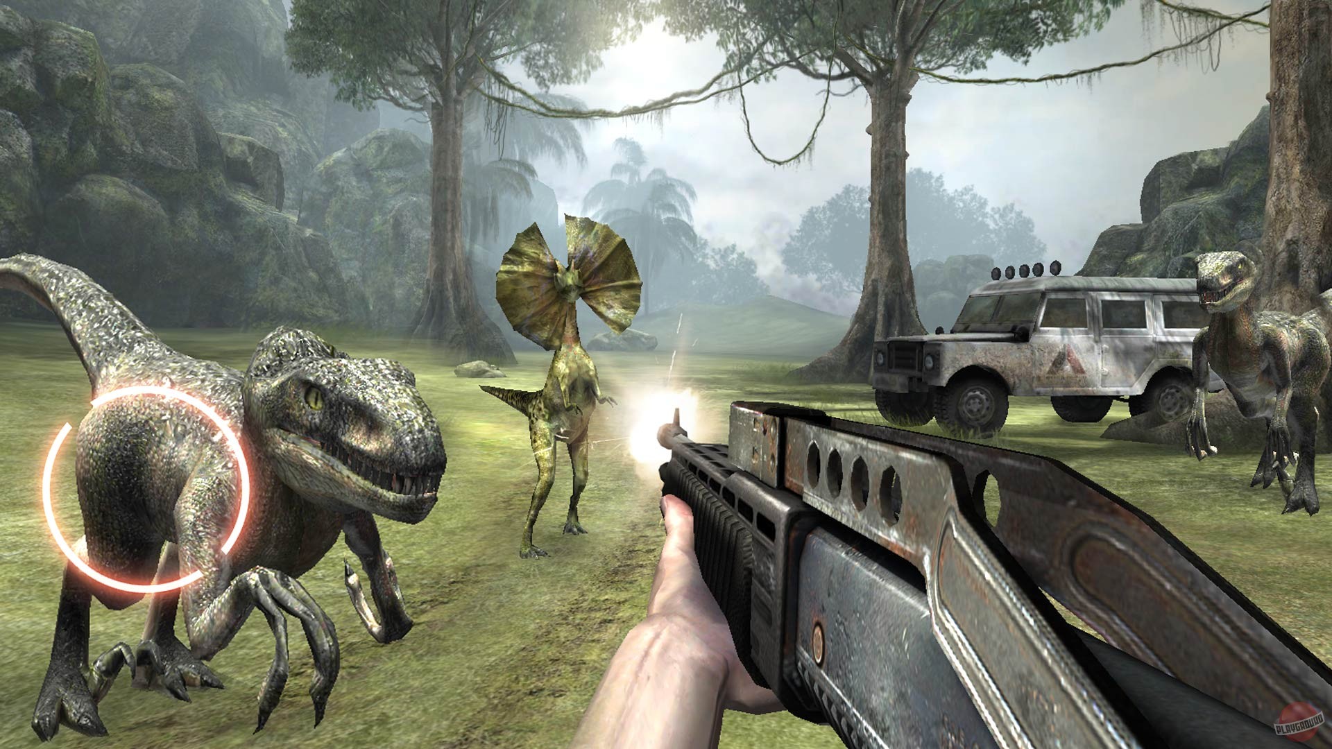 Скриншот из игры Dinosaur Island VR - 3
