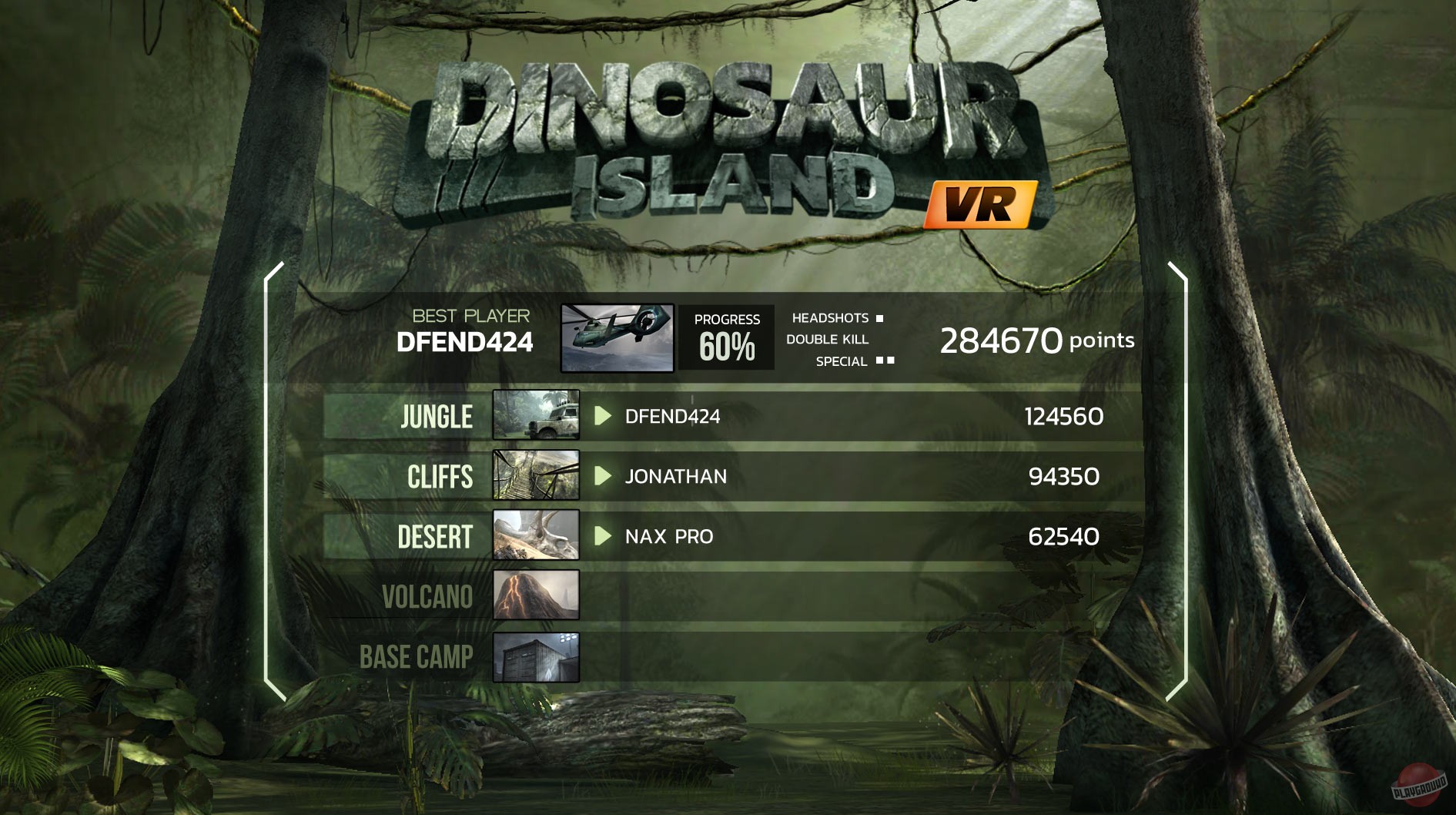 Скриншот из игры Dinosaur Island VR - 6