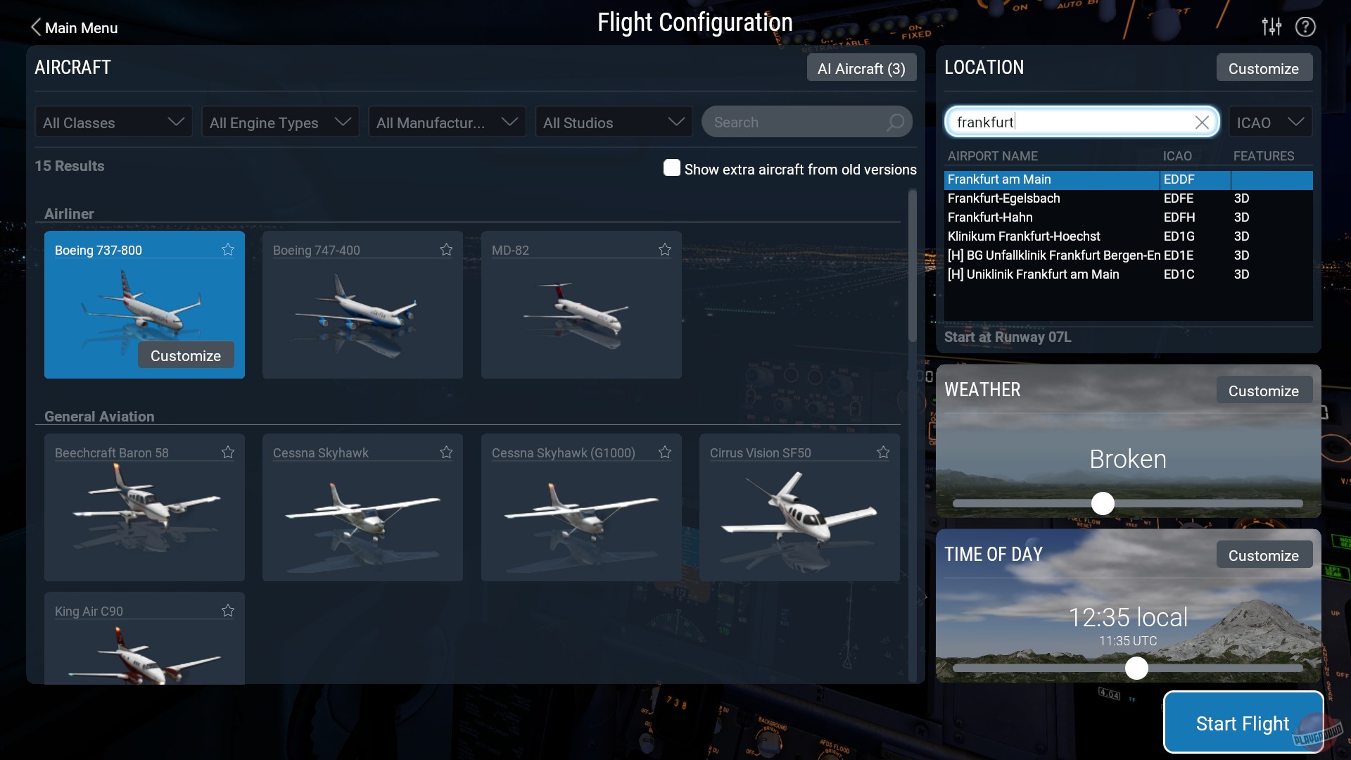 Скриншот из игры X-Plane 11 - 32