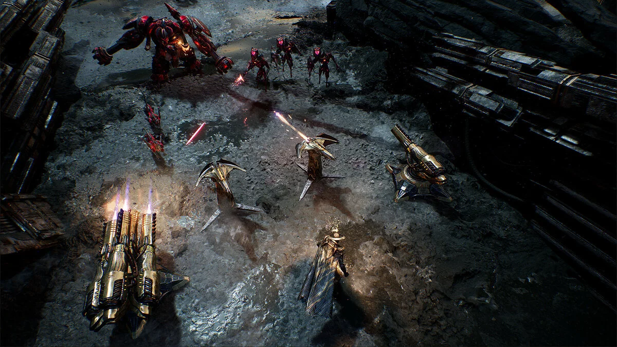 Скриншот из игры Golem Gates - 4