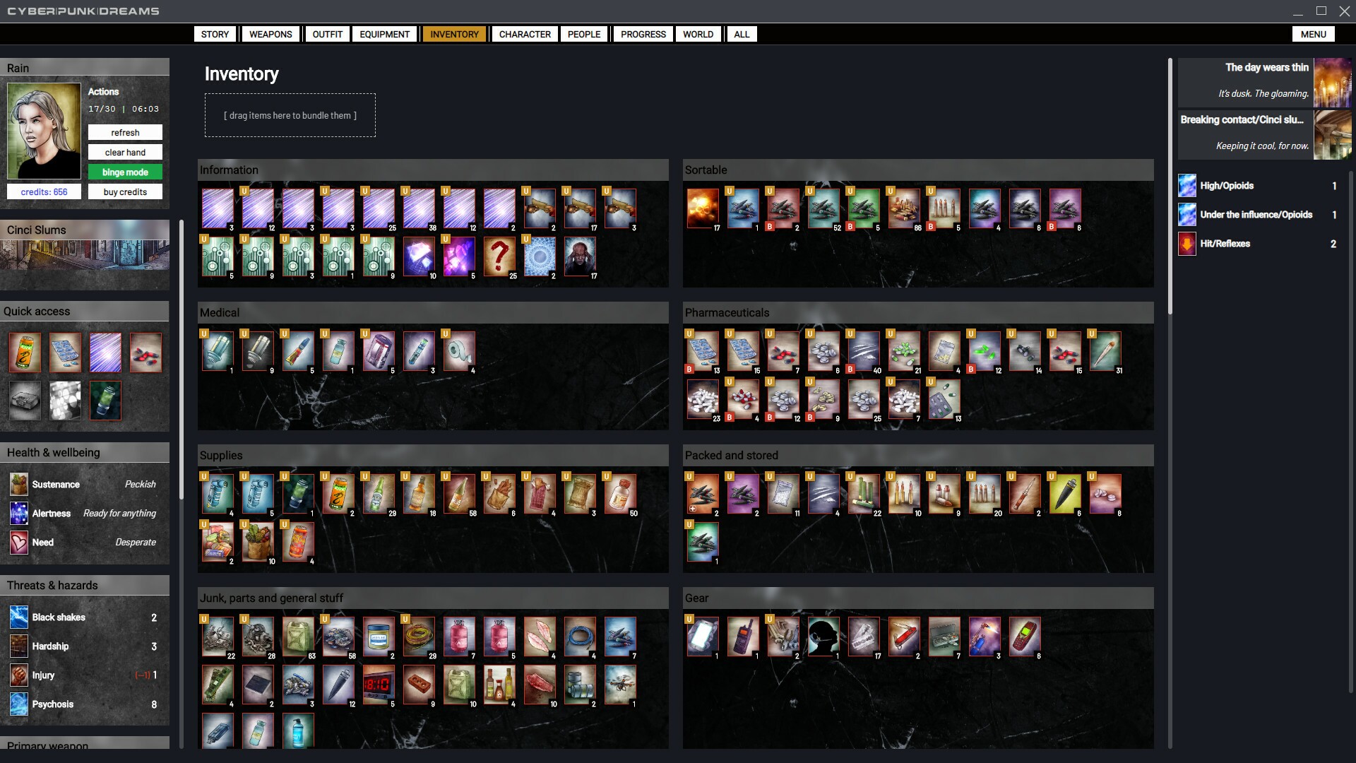 Скриншот из игры cyberpunkdreams - 19