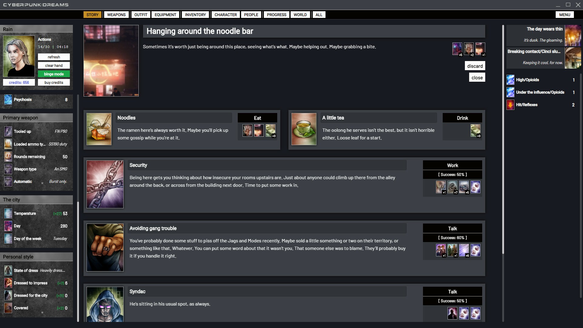 Скриншот из игры cyberpunkdreams - 4