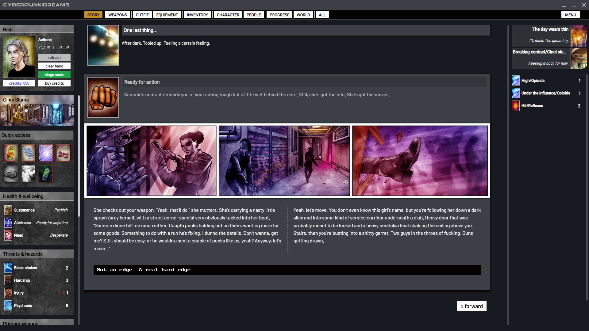Скриншот из игры cyberpunkdreams - 17