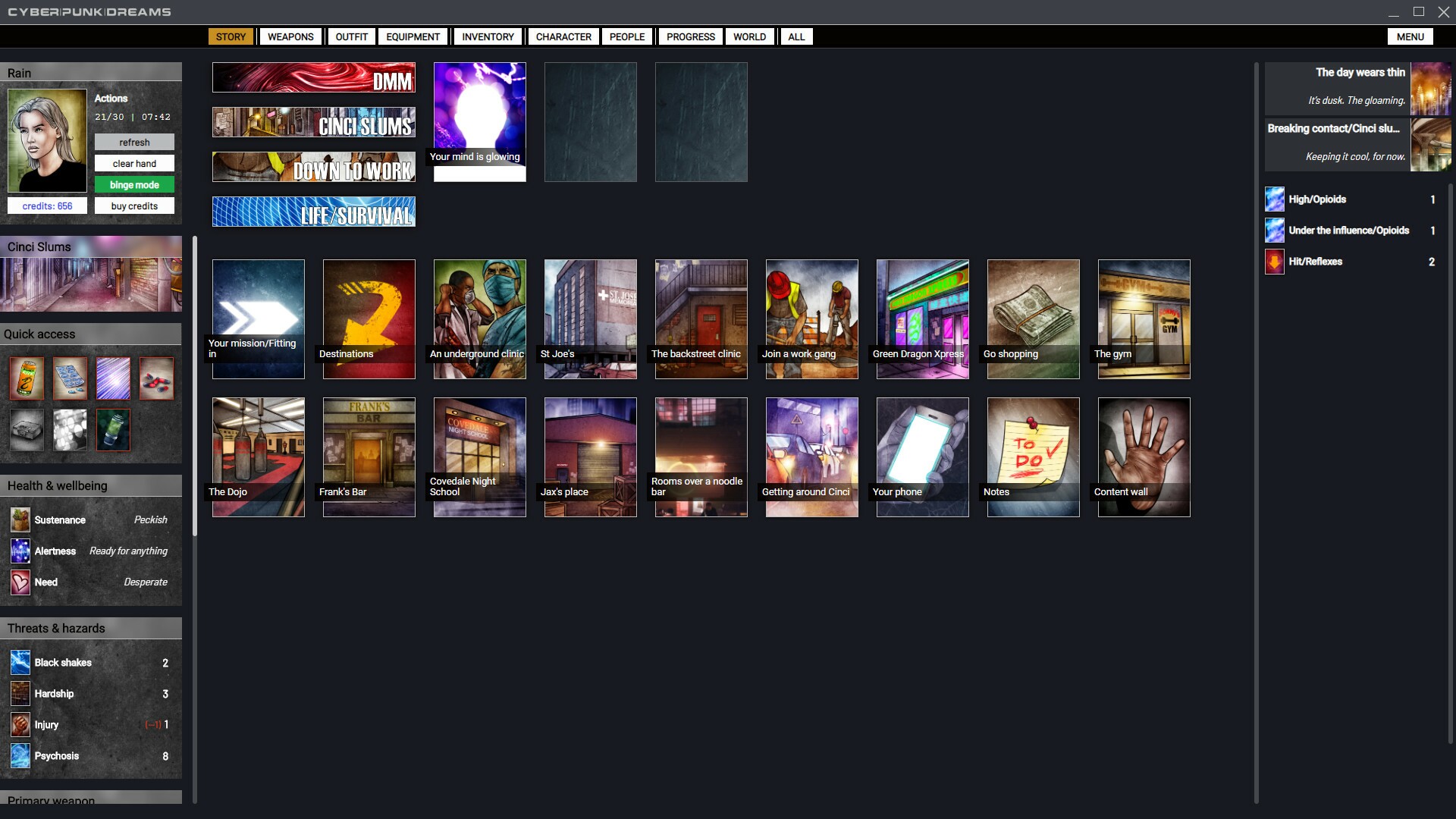 Скриншот из игры cyberpunkdreams - 24