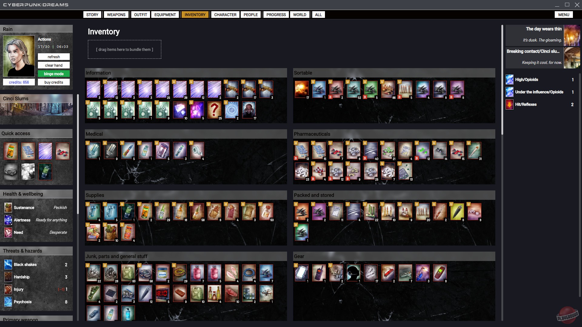 Скриншот из игры cyberpunkdreams - 3