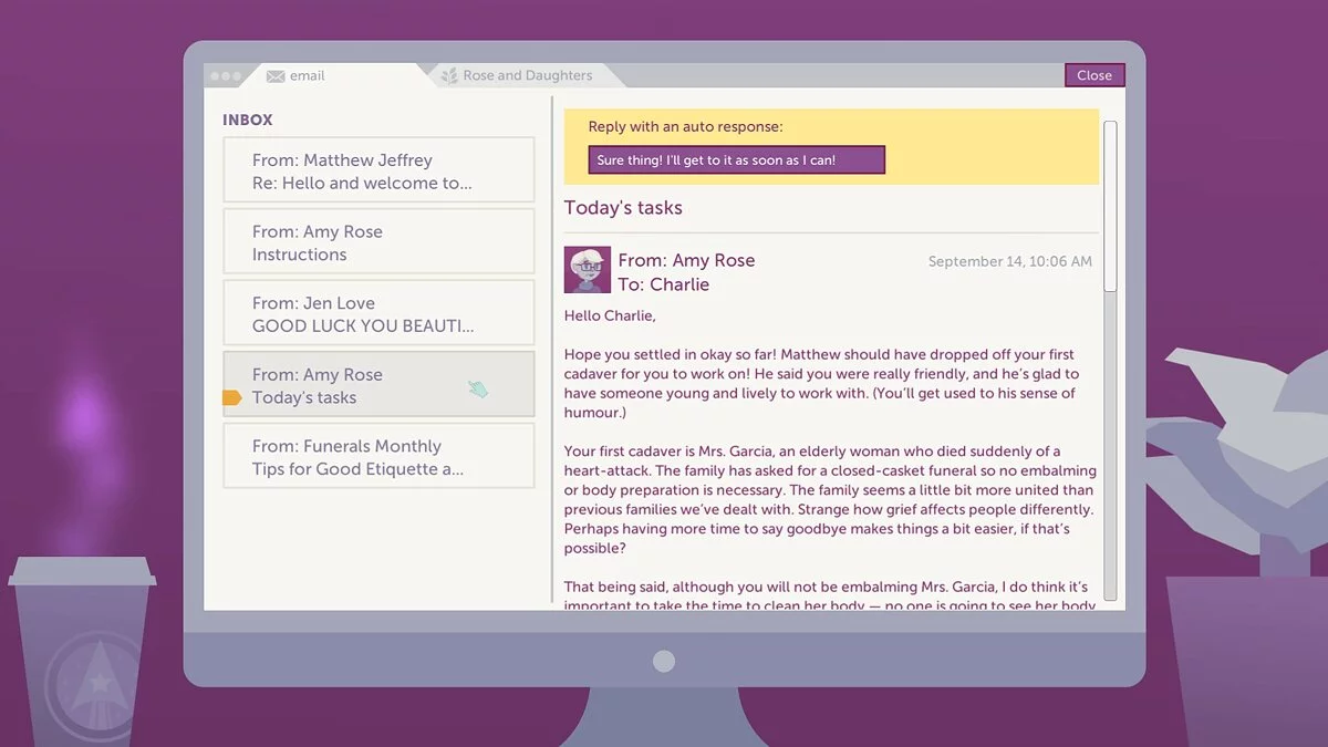 Скриншот из игры A Mortician's Tale - 29