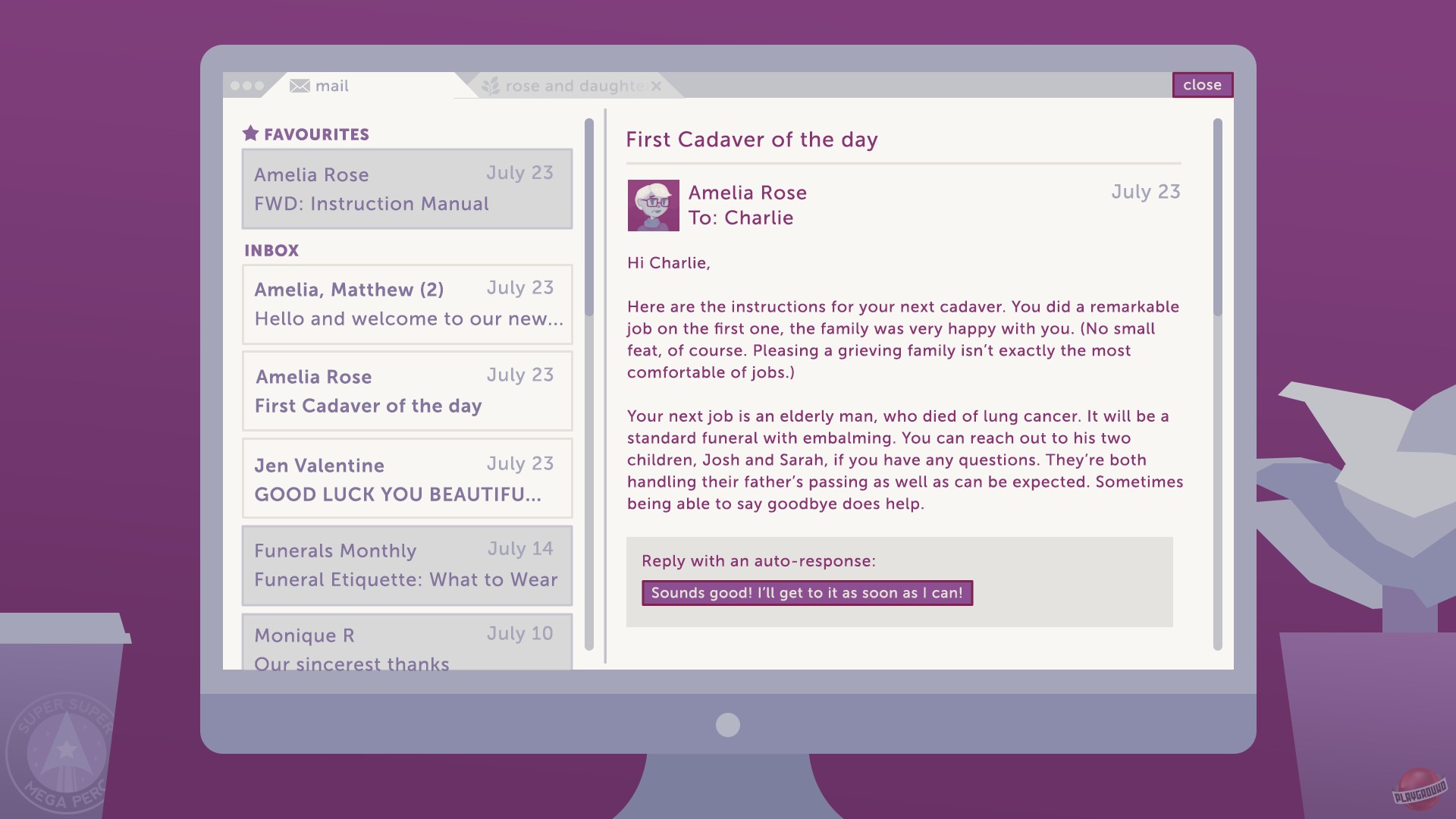 Скриншот из игры A Mortician's Tale - 9