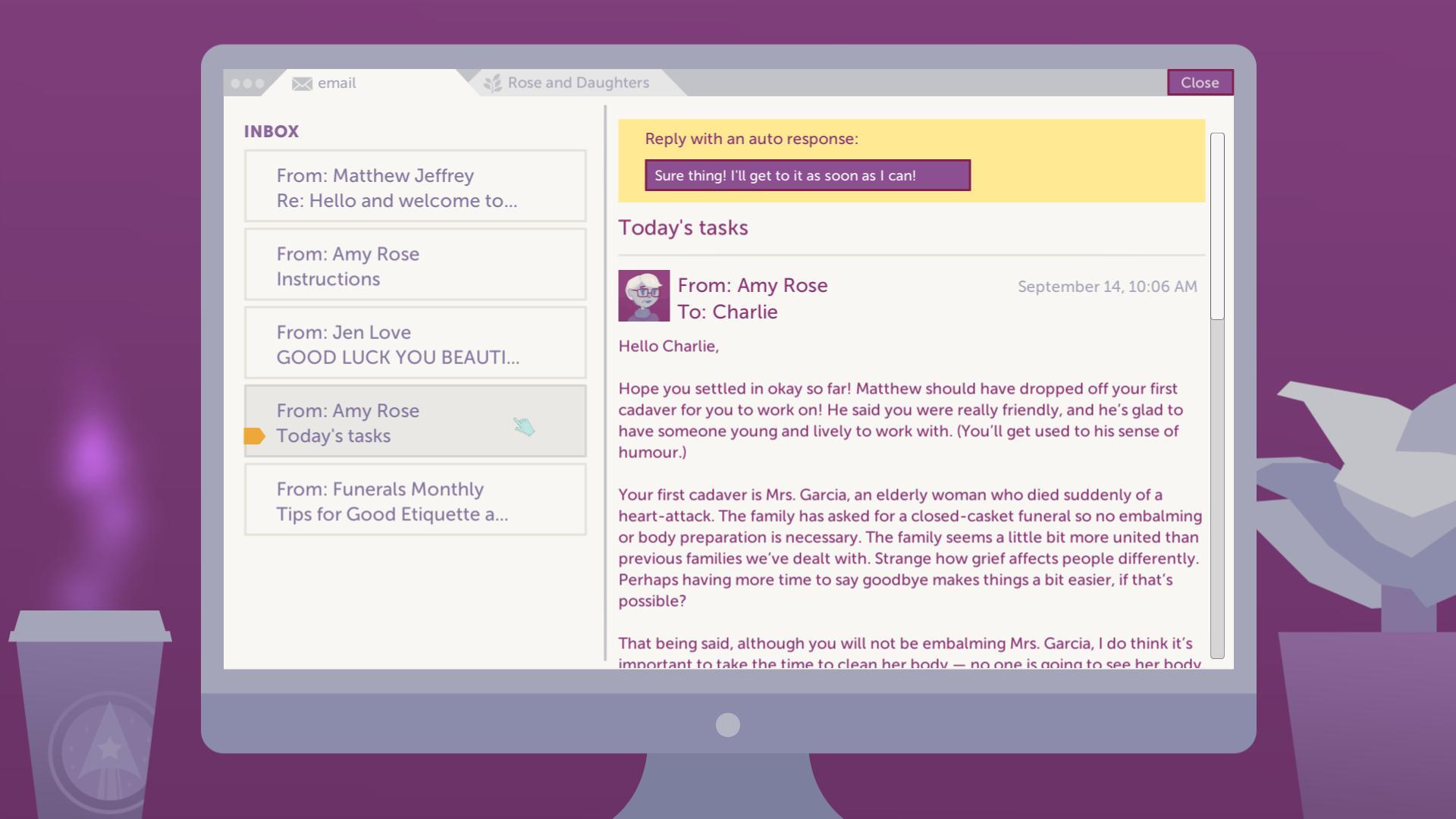 Скриншот из игры A Mortician's Tale - 11