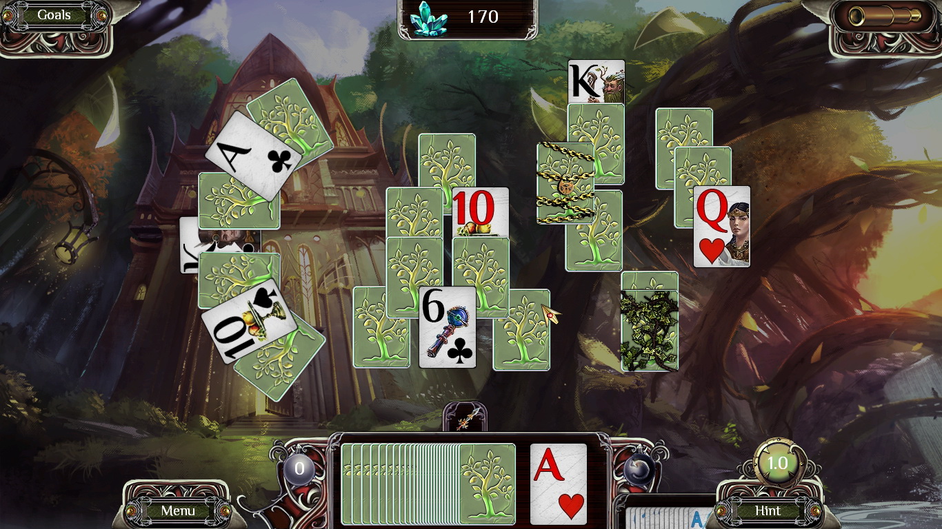 Скриншот из игры The Far Kingdoms: Sacred Grove Solitaire - 1